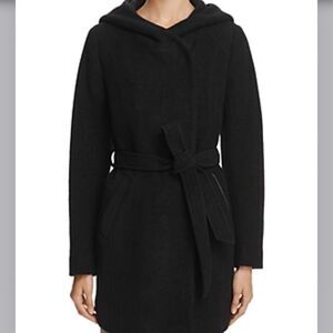 Marc New York by Andrew Marc Women's Flair Bealted Wool Jacket, Black